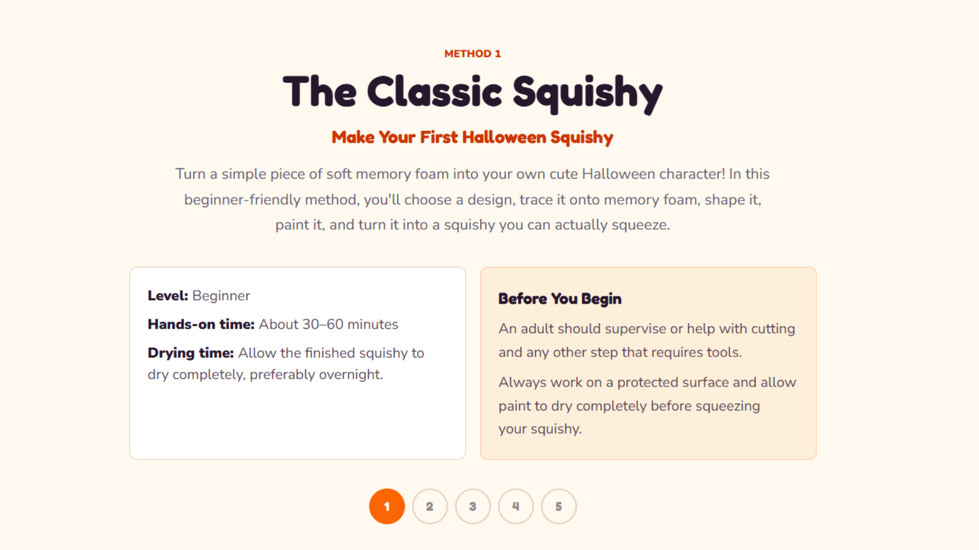 Printable Halloween squishy template